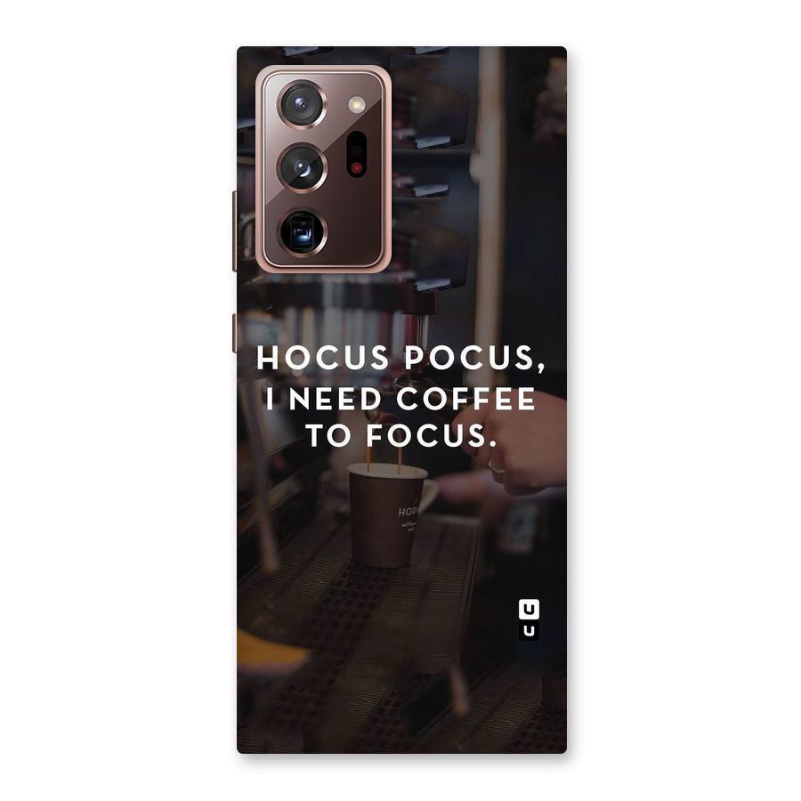 Coffee Focus Back Case for Galaxy Note 20 Ultra