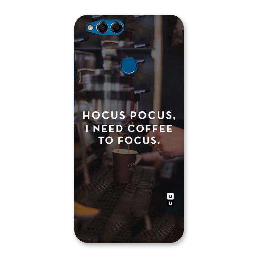 Coffee Focus Back Case for Honor 7X