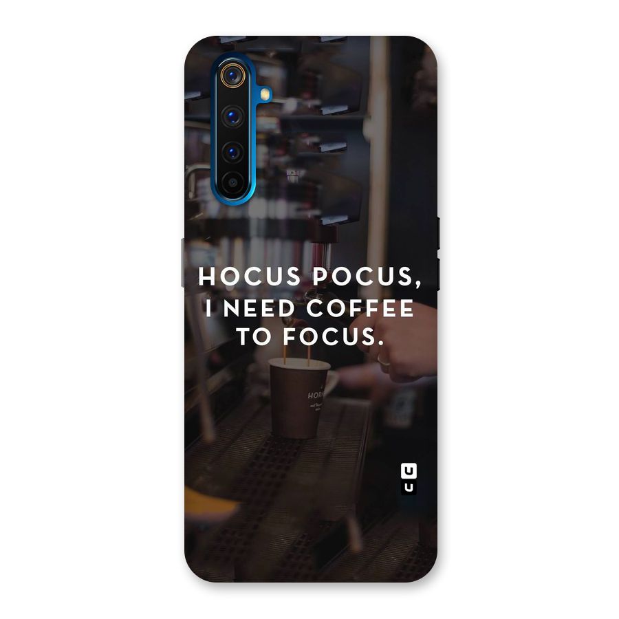 Coffee Focus Back Case for Realme 6 Pro