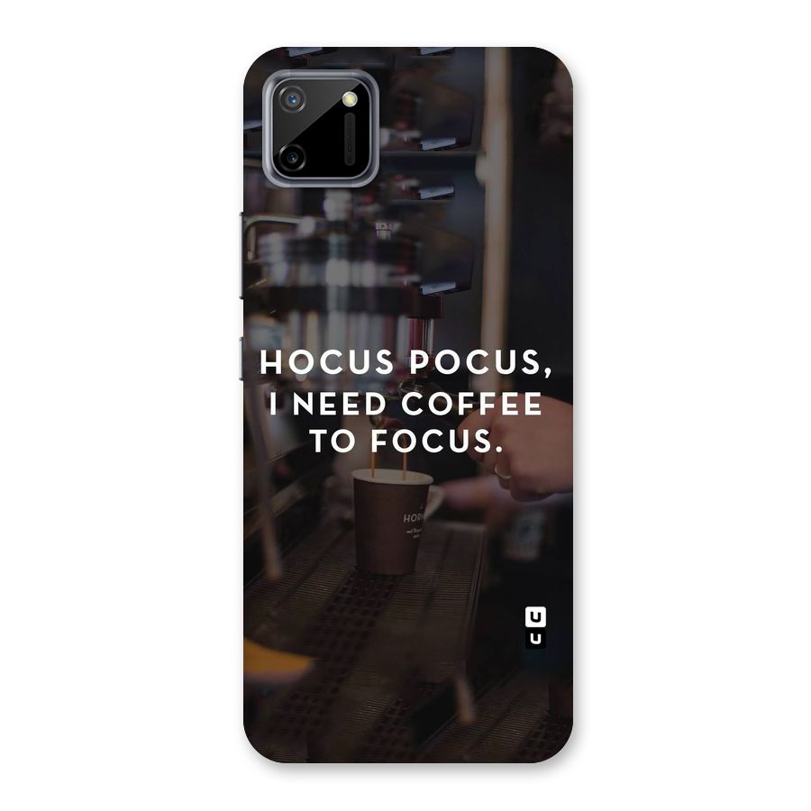 Coffee Focus Back Case for Realme C11