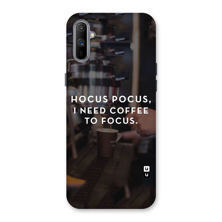 Coffee Focus Back Case for Realme C3