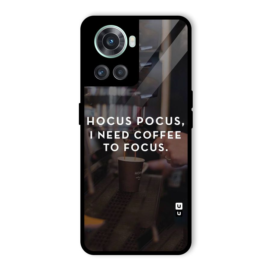 Coffee Focus Glass Back Case for OnePlus 10R