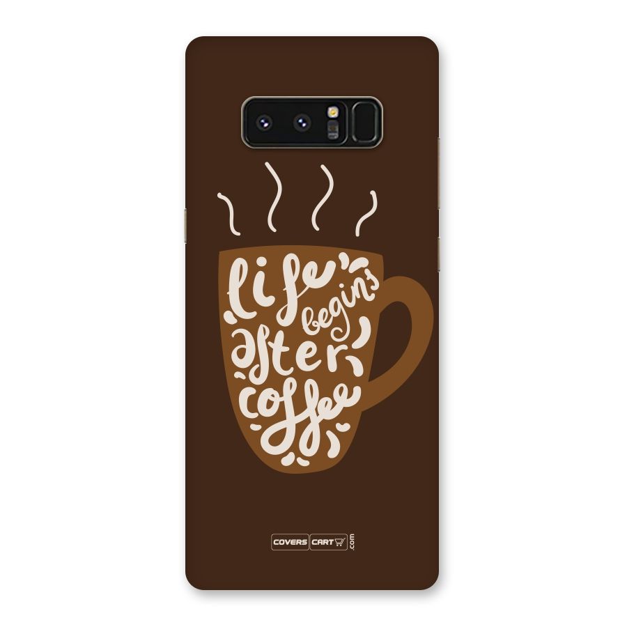 Coffee Mug Back Case for Galaxy Note 8