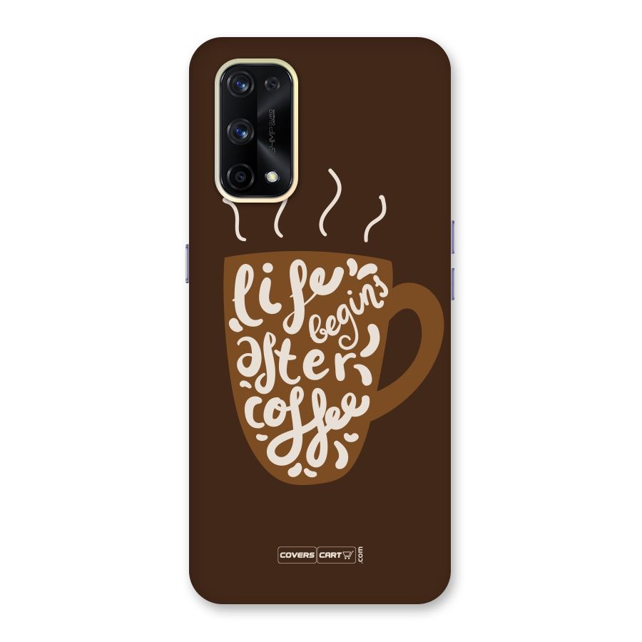 Coffee Mug Glass Back Case for Realme X7 Pro
