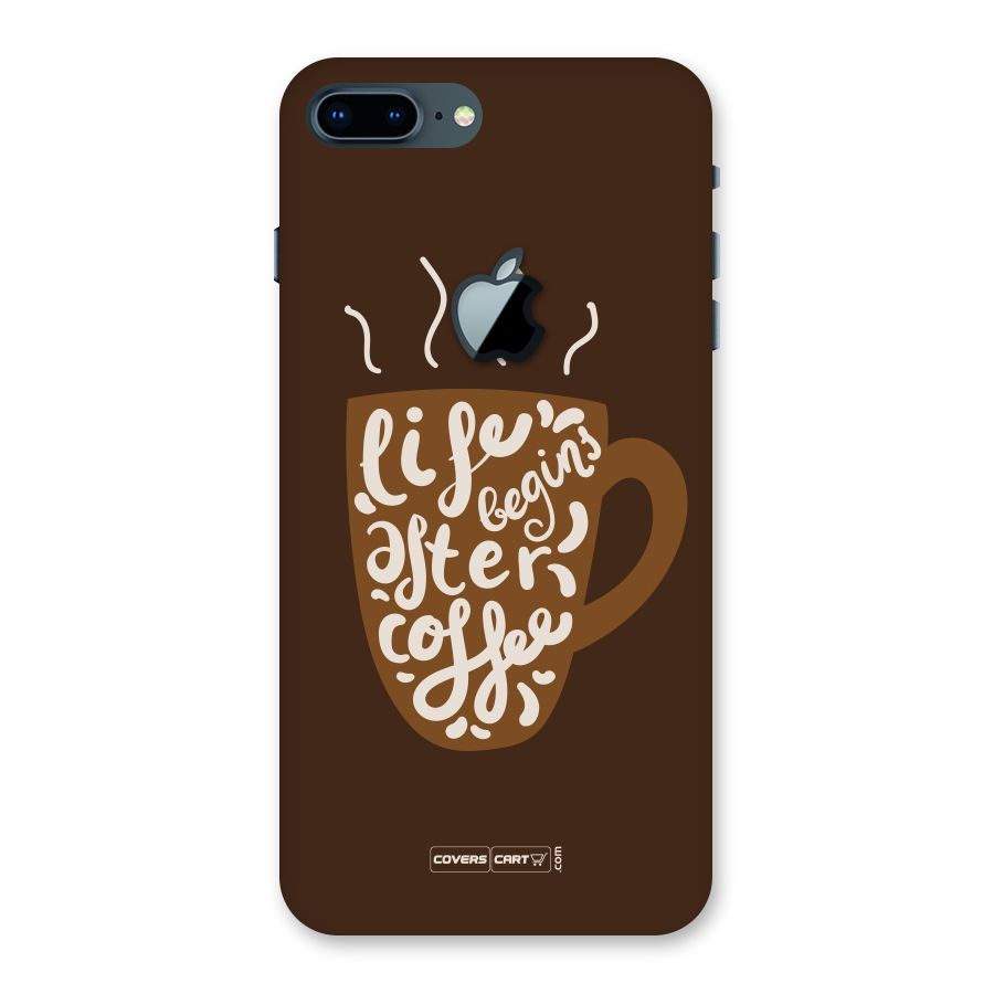 Coffee Mug Back Case for iPhone 7 Plus Apple Cut