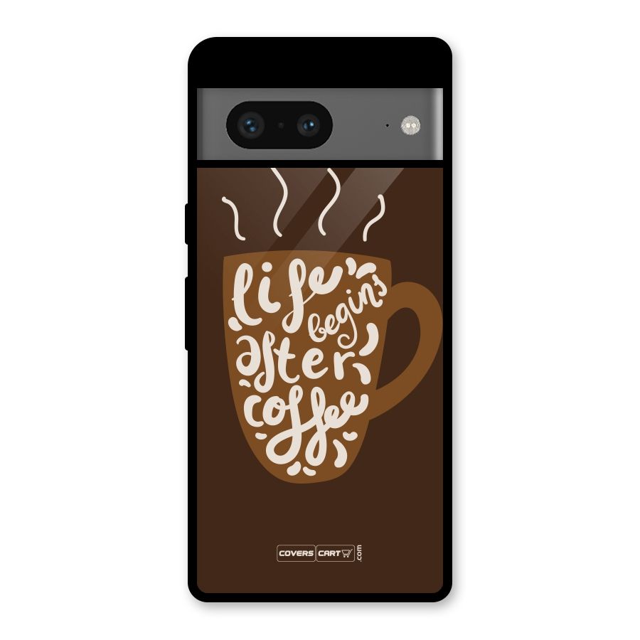 Coffee Mug Glass Back Case for Google Pixel 7