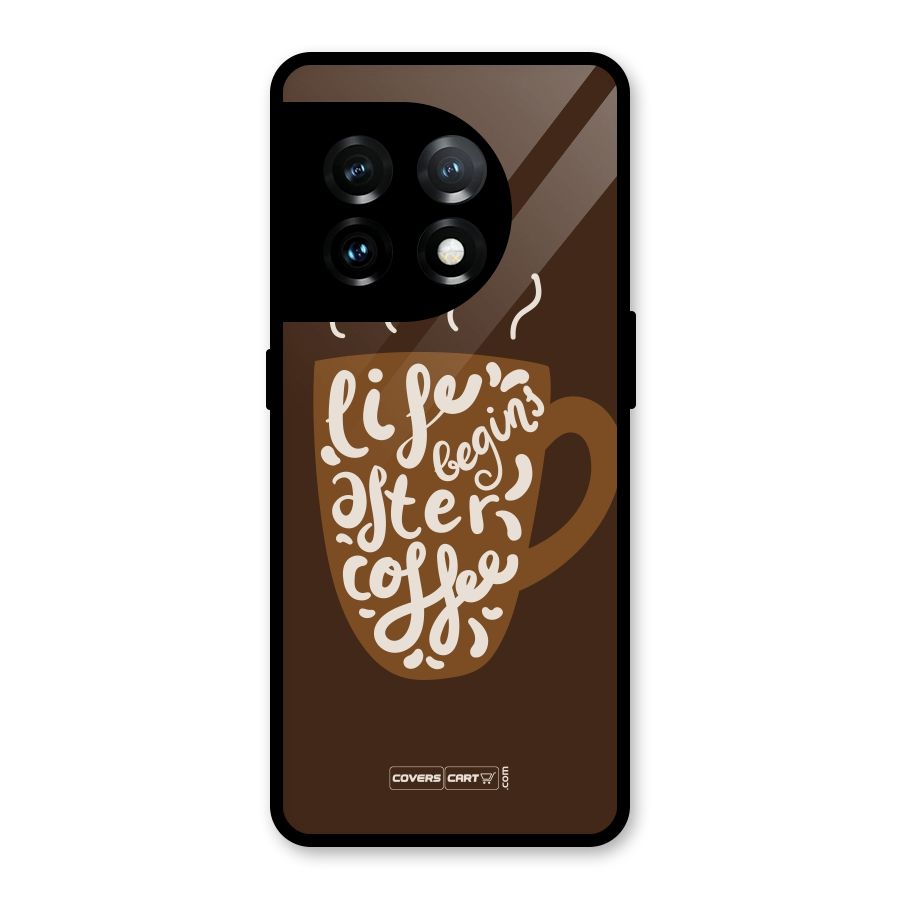 Coffee Mug Glass Back Case for OnePlus 11