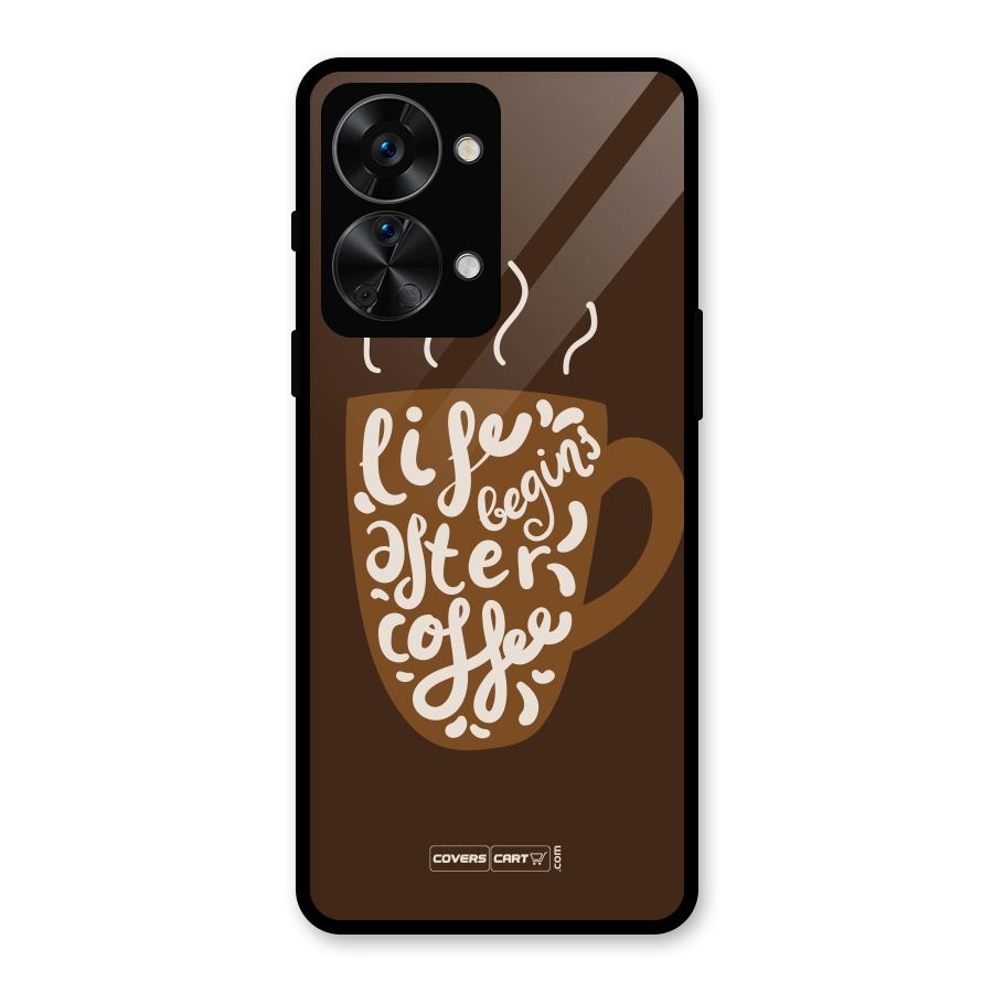 Coffee Mug Glass Back Case for OnePlus Nord 2T