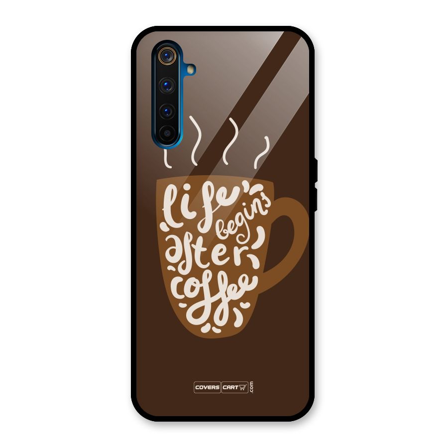 Coffee Mug Glass Back Case for Realme 6 Pro