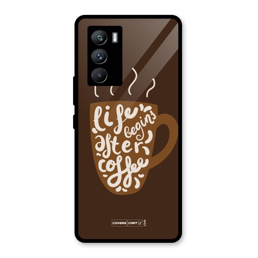 Coffee Mug Glass Back Case for Vivo iQOO 9 SE
