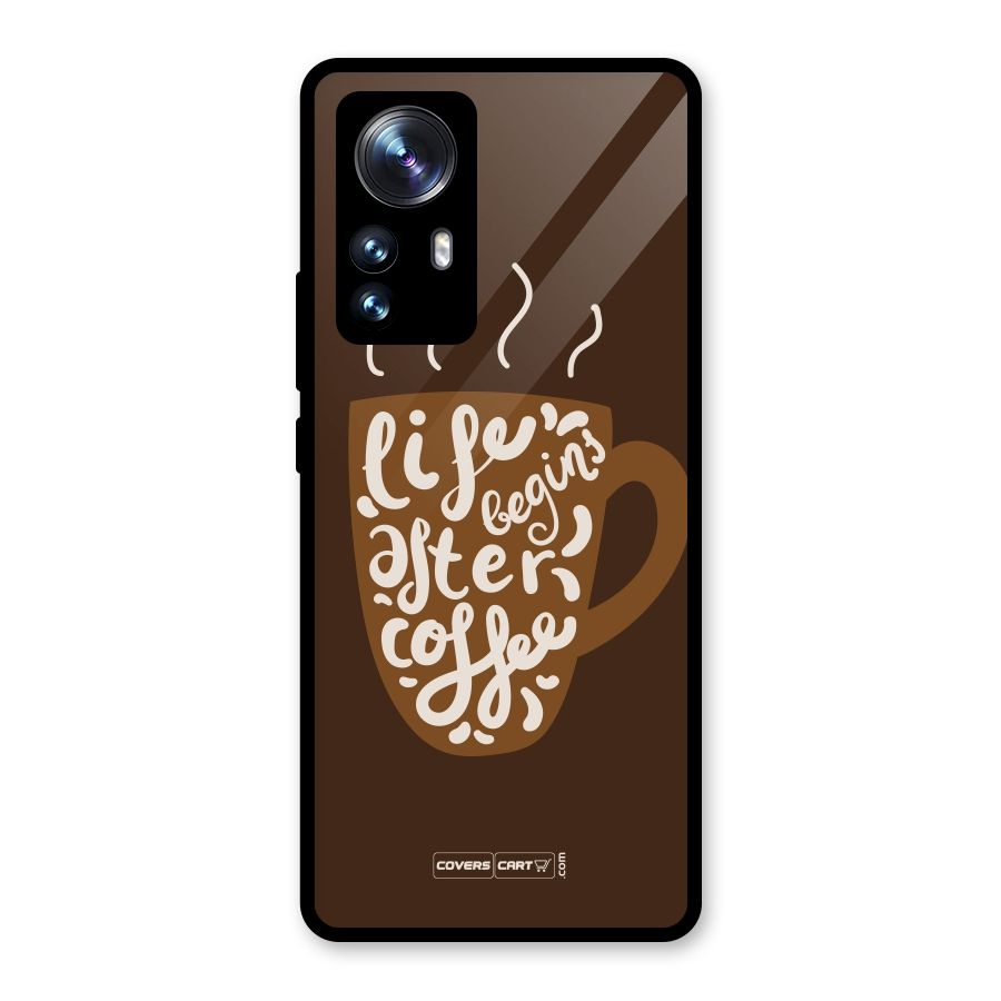 Coffee Mug Glass Back Case for Xiaomi 12 Pro