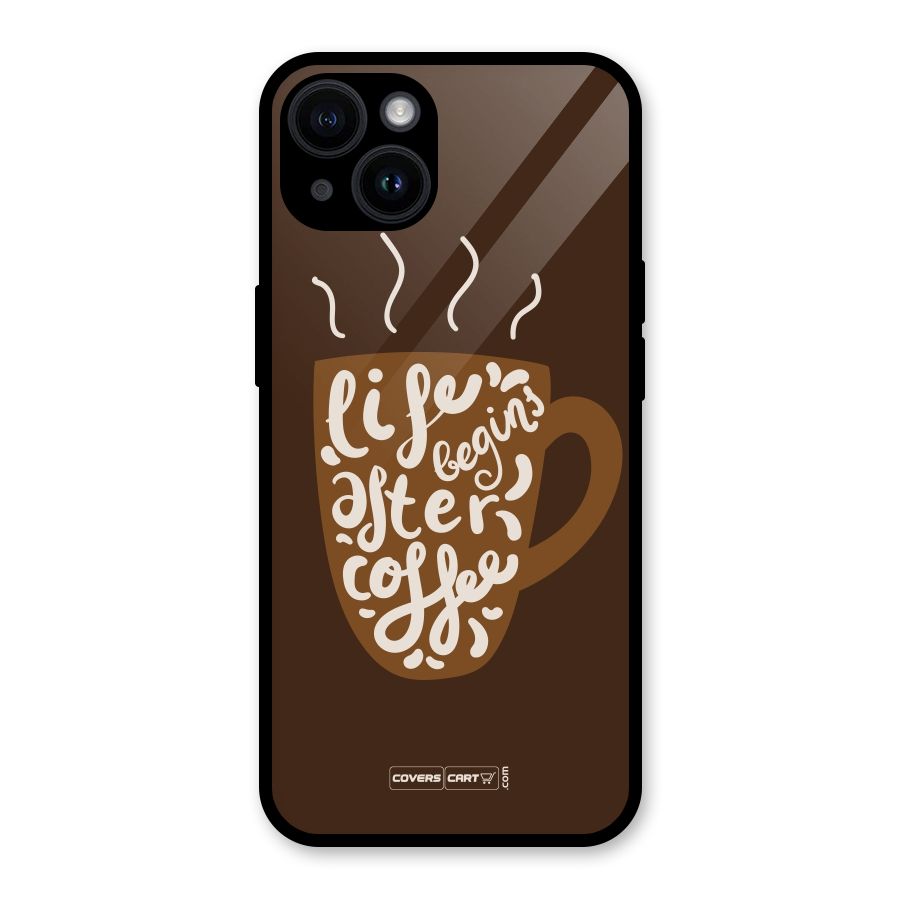 Coffee Mug Glass Back Case for iPhone 14