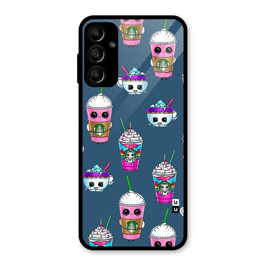 Coffee Mugs Glass Back Case for Galaxy A14 5G