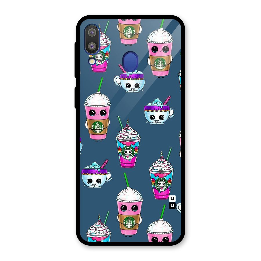 Coffee Mugs Glass Back Case for Galaxy M20