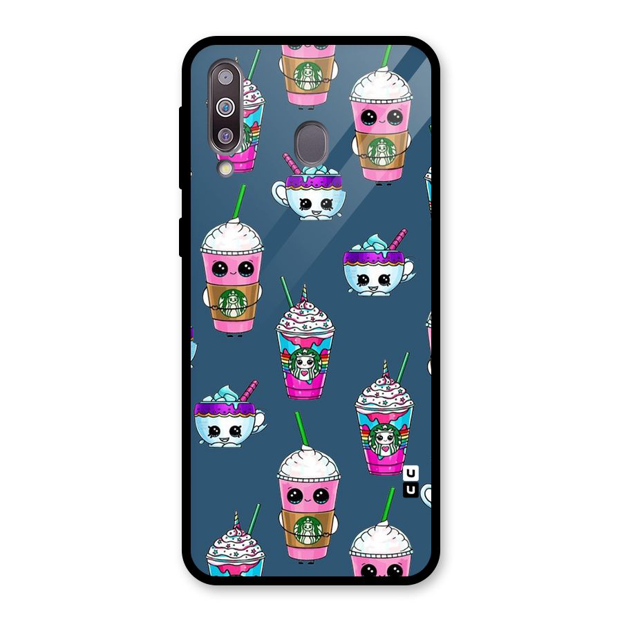 Coffee Mugs Glass Back Case for Galaxy M30