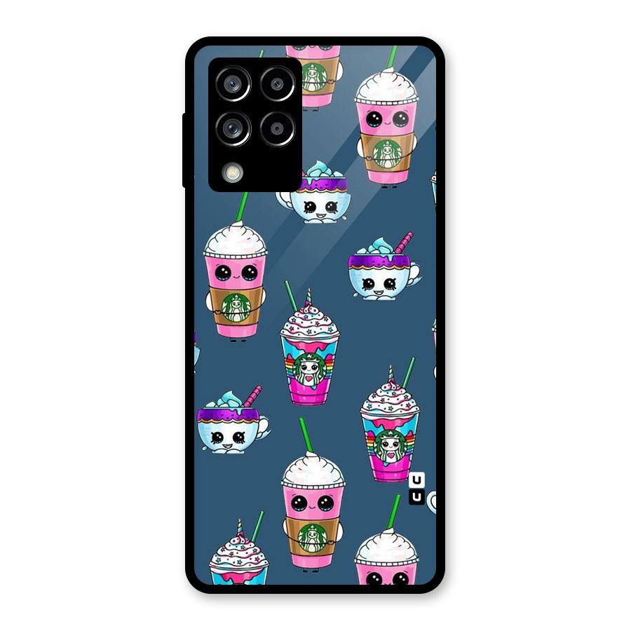 Coffee Mugs Glass Back Case for Galaxy M53 5G