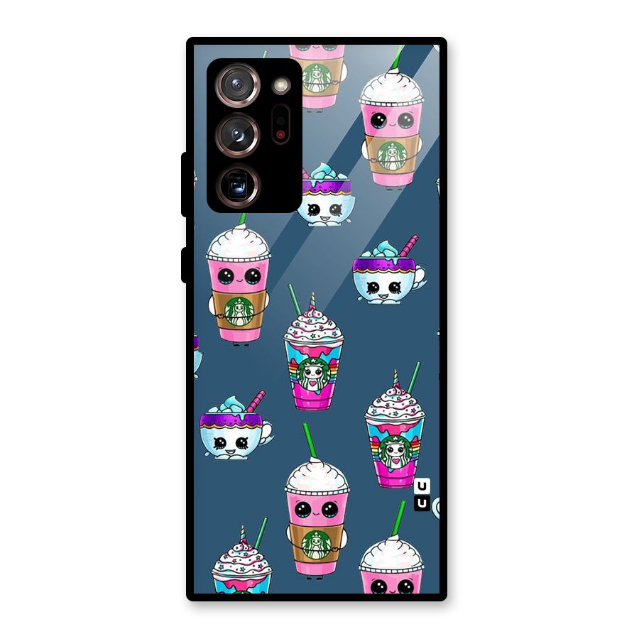 Coffee Mugs Glass Back Case for Galaxy Note 20 Ultra 5G