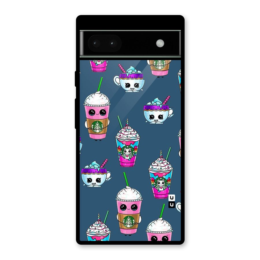 Coffee Mugs Glass Back Case for Google Pixel 6a