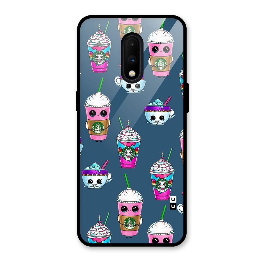 Coffee Mugs Glass Back Case for OnePlus 7