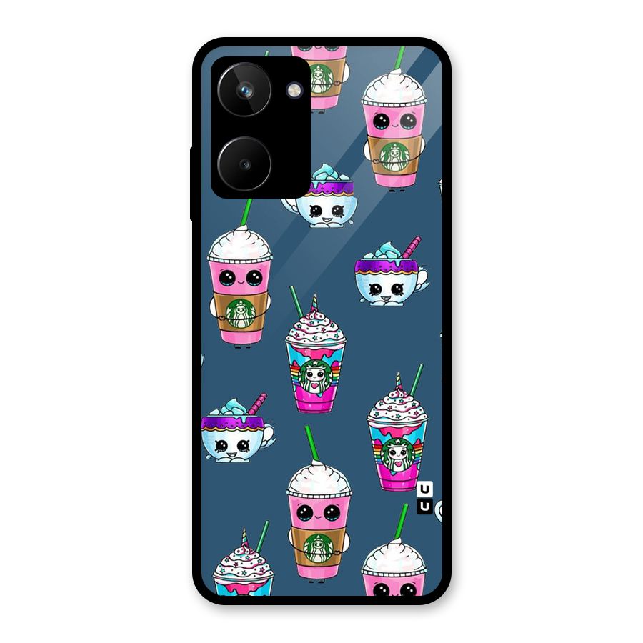Coffee Mugs Glass Back Case for Realme 10