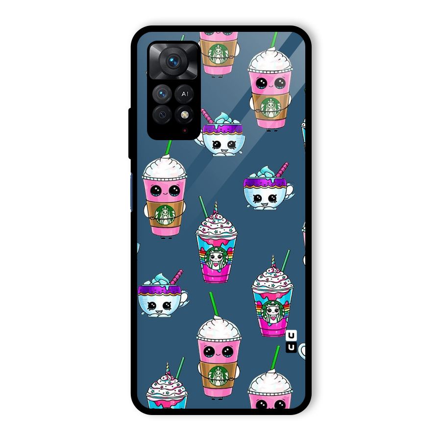 Coffee Mugs Glass Back Case for Redmi Note 11 Pro