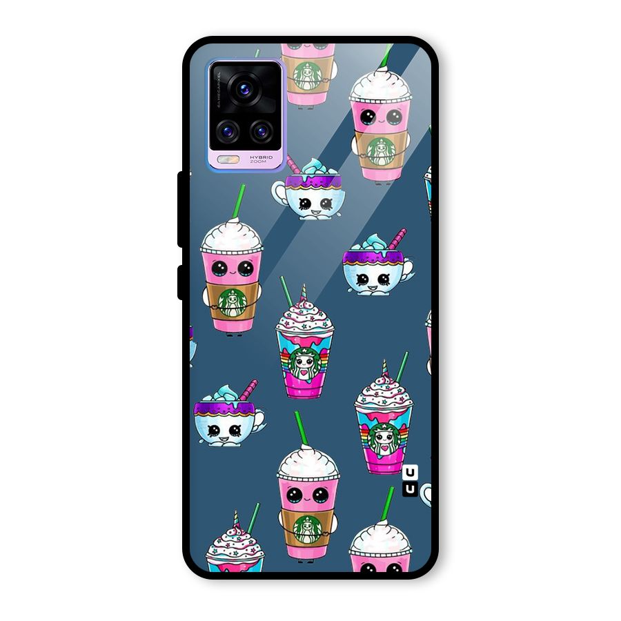 Coffee Mugs Glass Back Case for Vivo V20 Pro