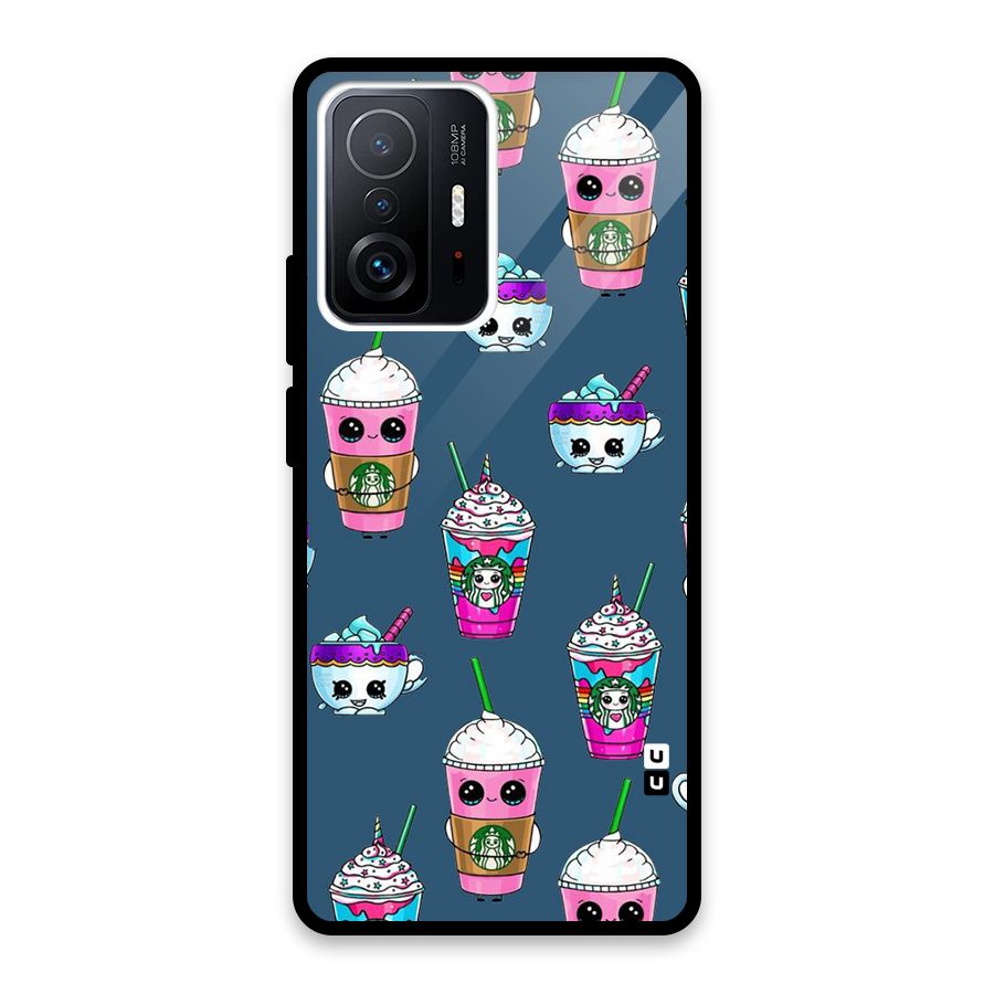 Coffee Mugs Glass Back Case for Xiaomi 11T Pro