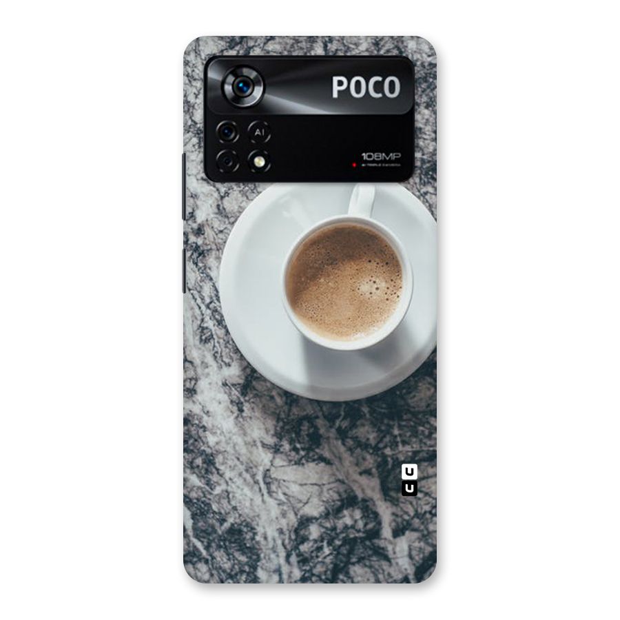 Coffee On Marble Back Case for Poco X4 Pro 5G