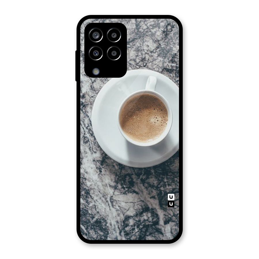 Coffee On Marble Glass Back Case for Galaxy M33