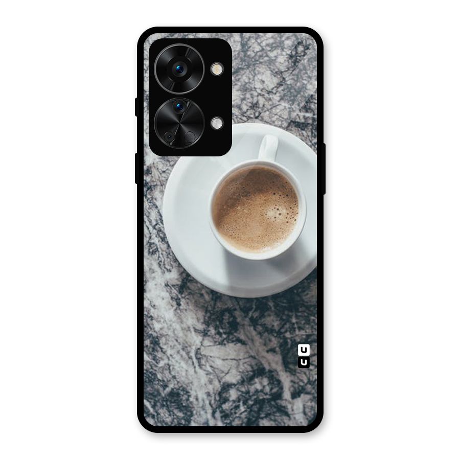Coffee On Marble Glass Back Case for OnePlus Nord 2T