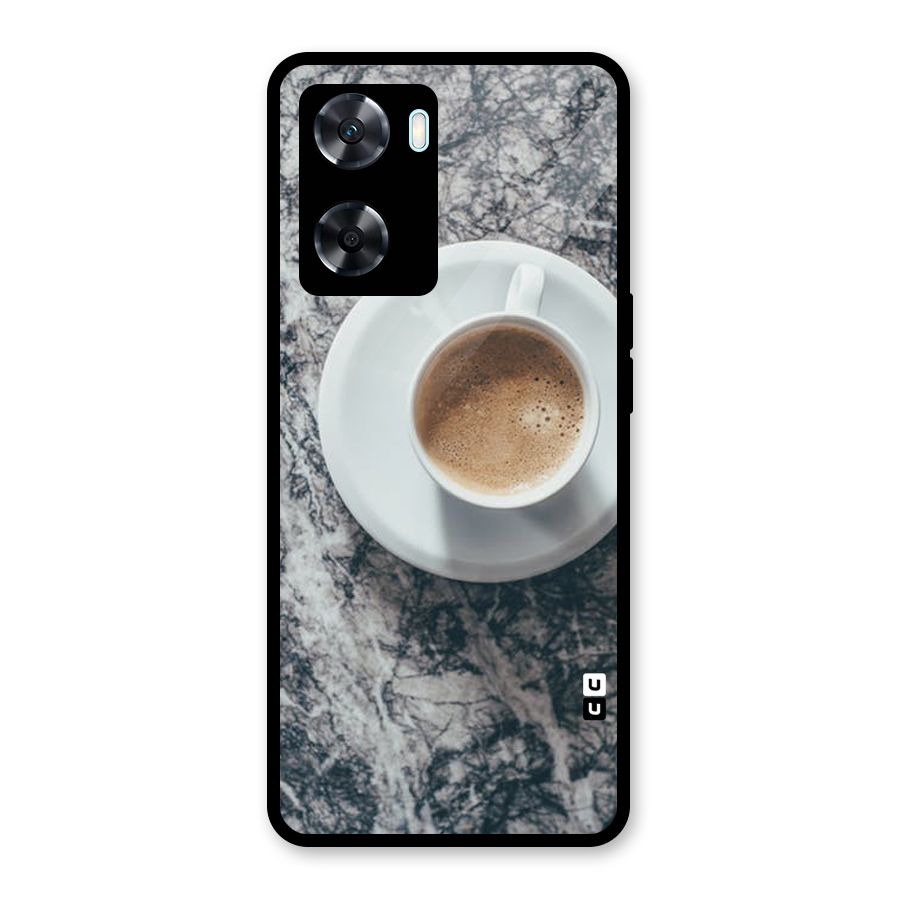 Coffee On Marble Glass Back Case for Oppo A77