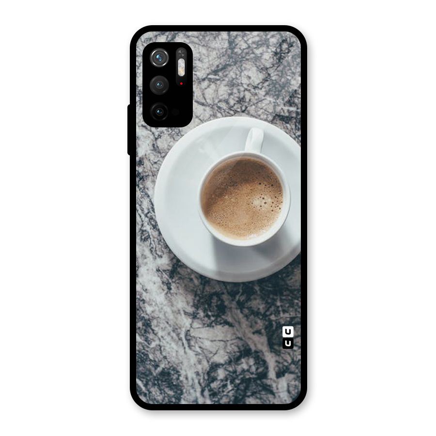 Coffee On Marble Glass Back Case for Poco M3 Pro 5G