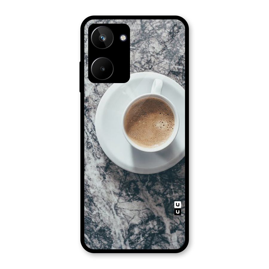 Coffee On Marble Glass Back Case for Realme 10