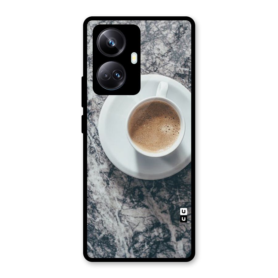 Coffee On Marble Glass Back Case for Realme 10 Pro Plus