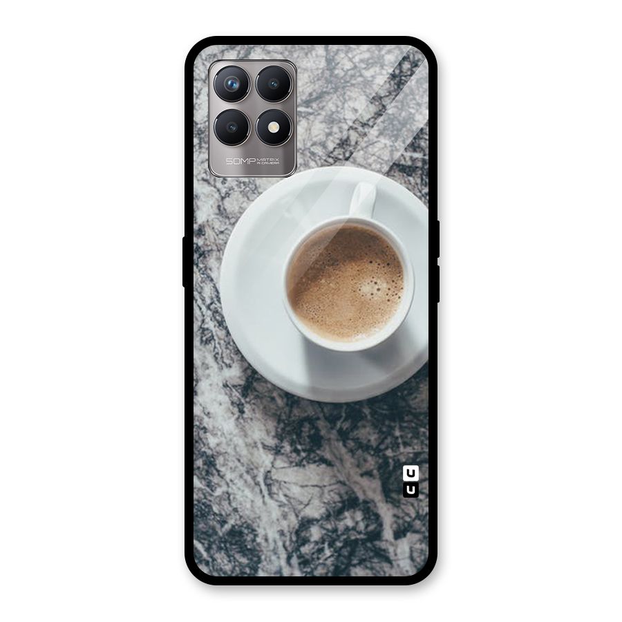 Coffee On Marble Glass Back Case for Realme Narzo 50