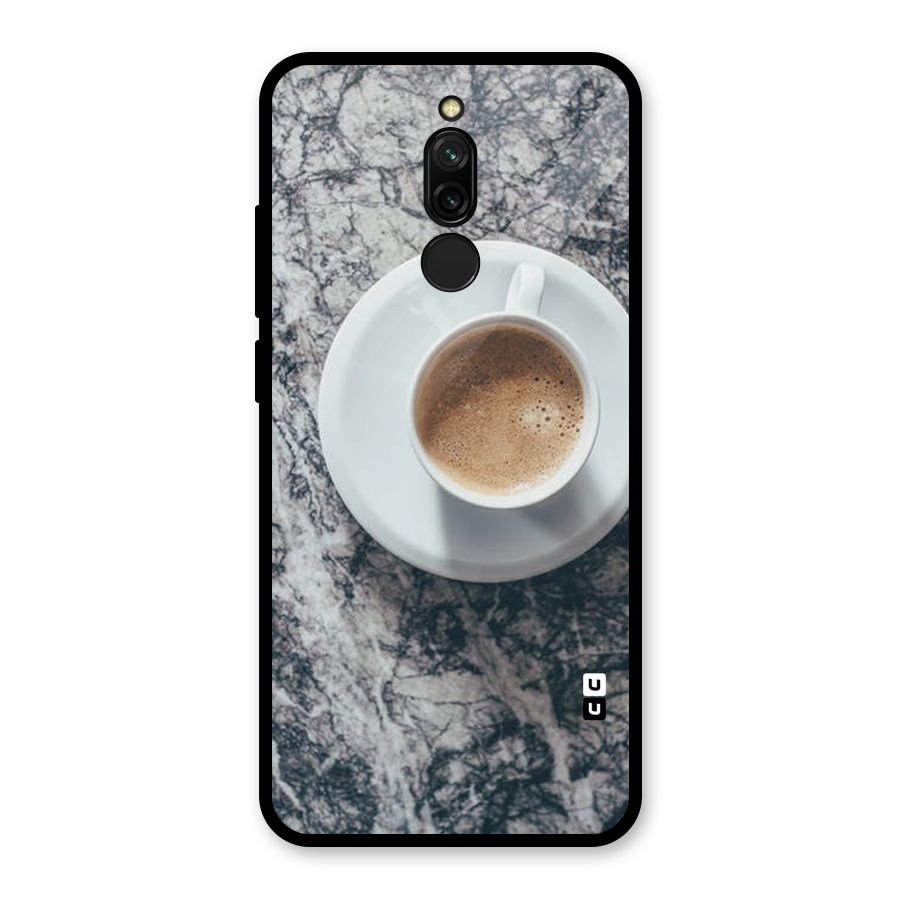 Coffee On Marble Glass Back Case for Redmi 8