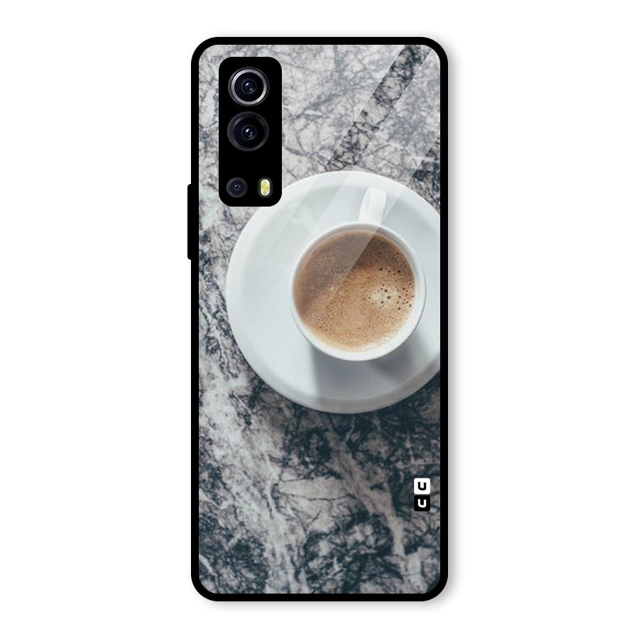 Coffee On Marble Glass Back Case for Vivo iQOO Z3
