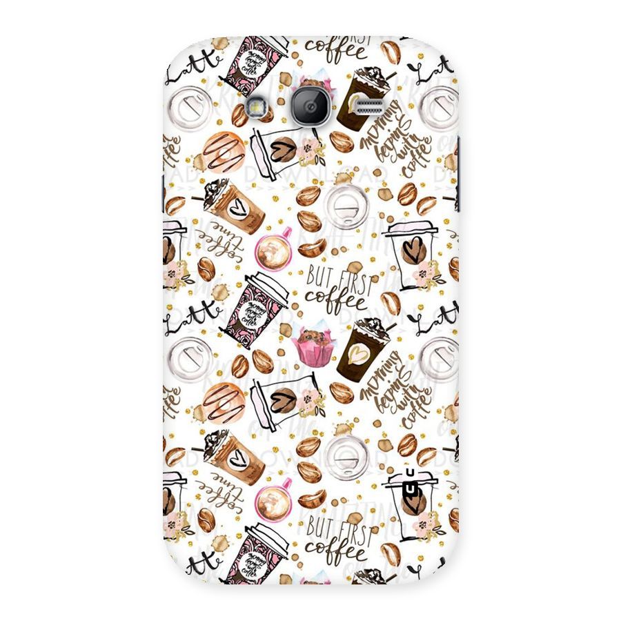 Coffee Pattern Back Case for Galaxy Grand Neo