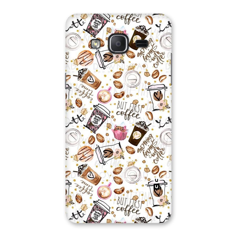 Coffee Pattern Back Case for Galaxy On7 2015
