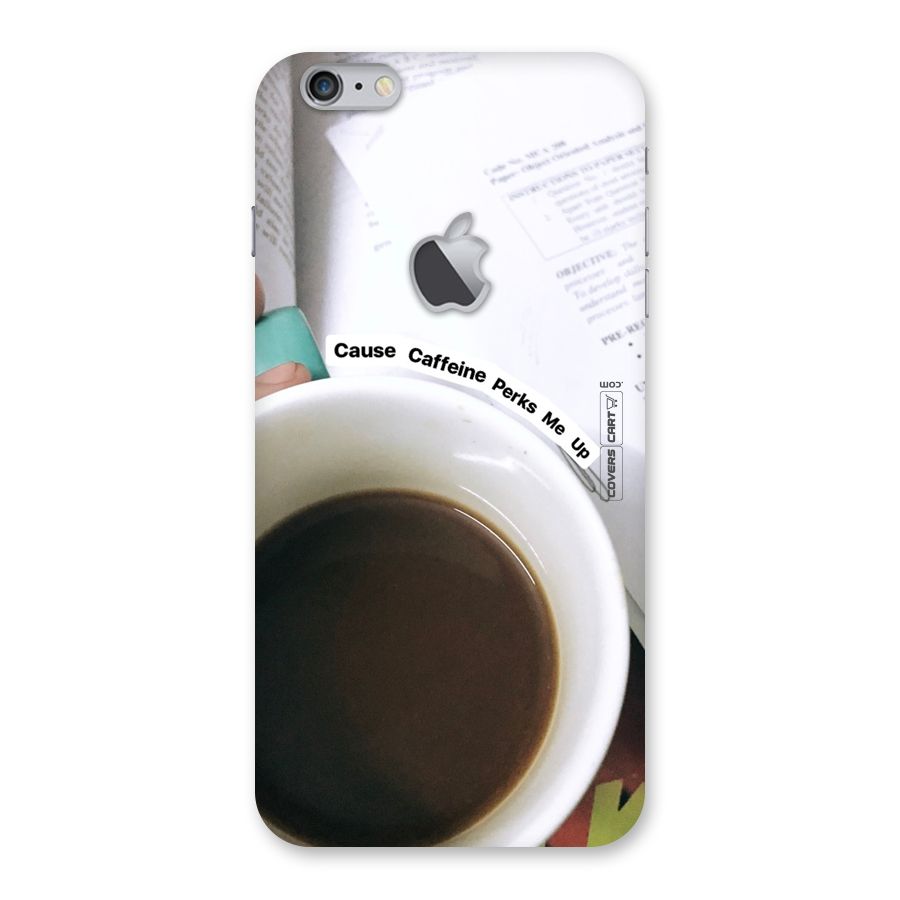 Coffee Perks Back Case for iPhone 6 Plus 6S Plus Logo Cut