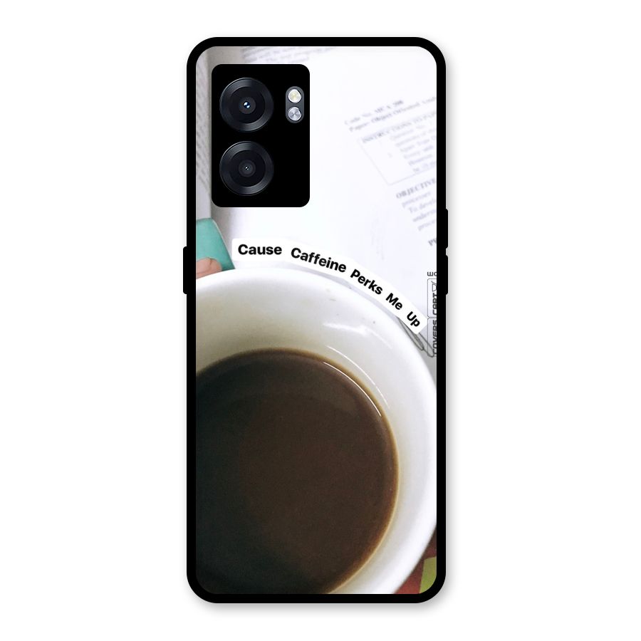 Coffee Perks Glass Back Case for Realme Narzo 50 5G
