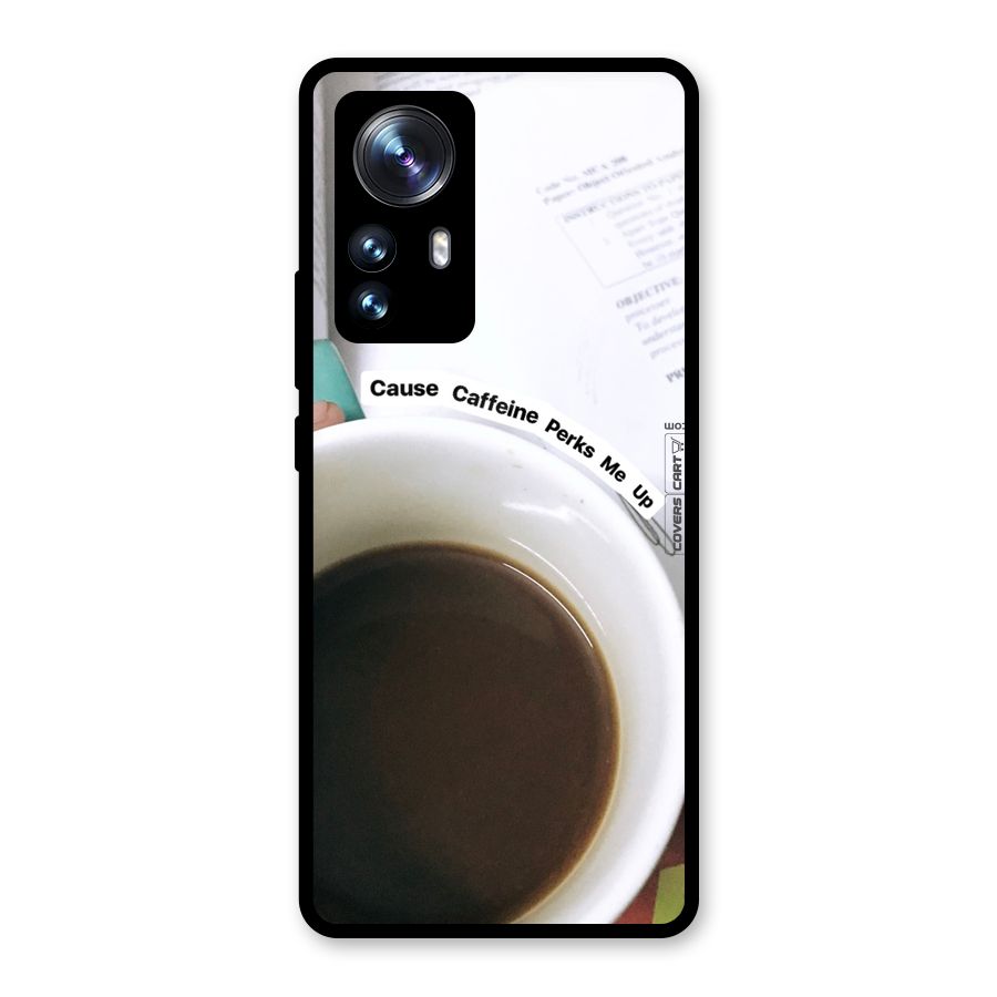 Coffee Perks Glass Back Case for Xiaomi 12 Pro