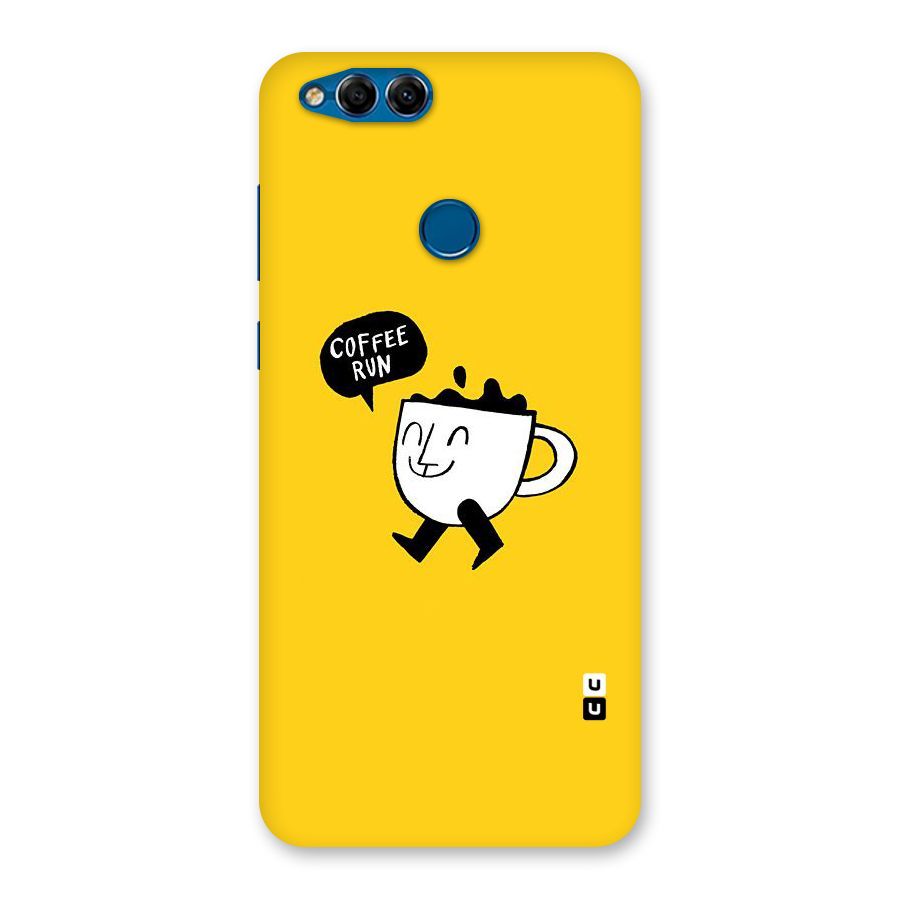 Coffee Run Back Case for Honor 7X