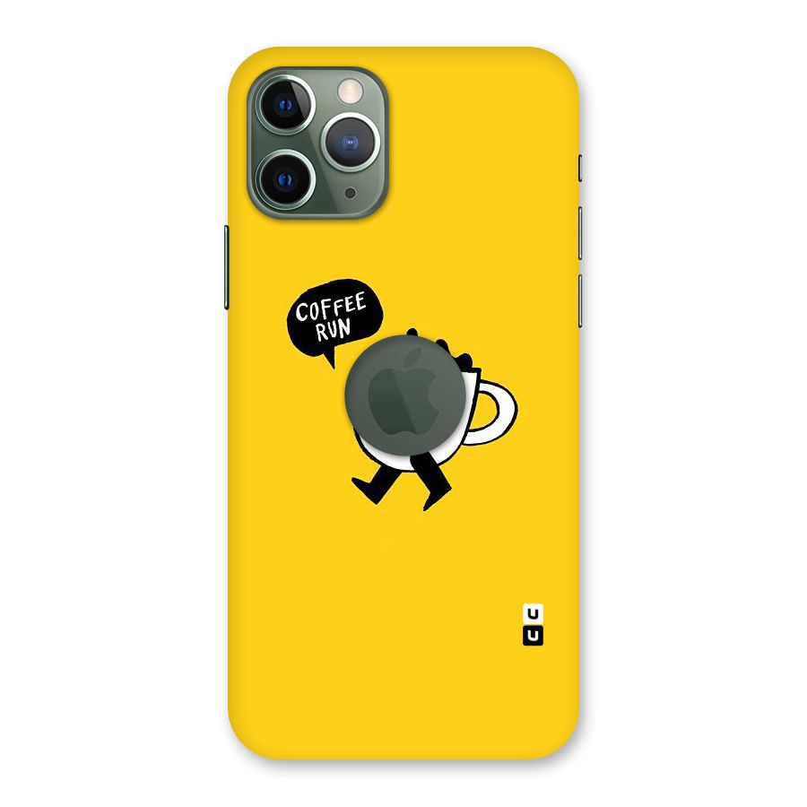 Coffee Run Back Case for iPhone 11 Pro Logo  Cut