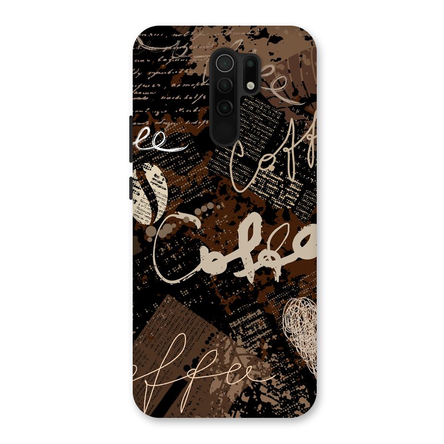 Coffee Scribbles Back Case for Poco M2