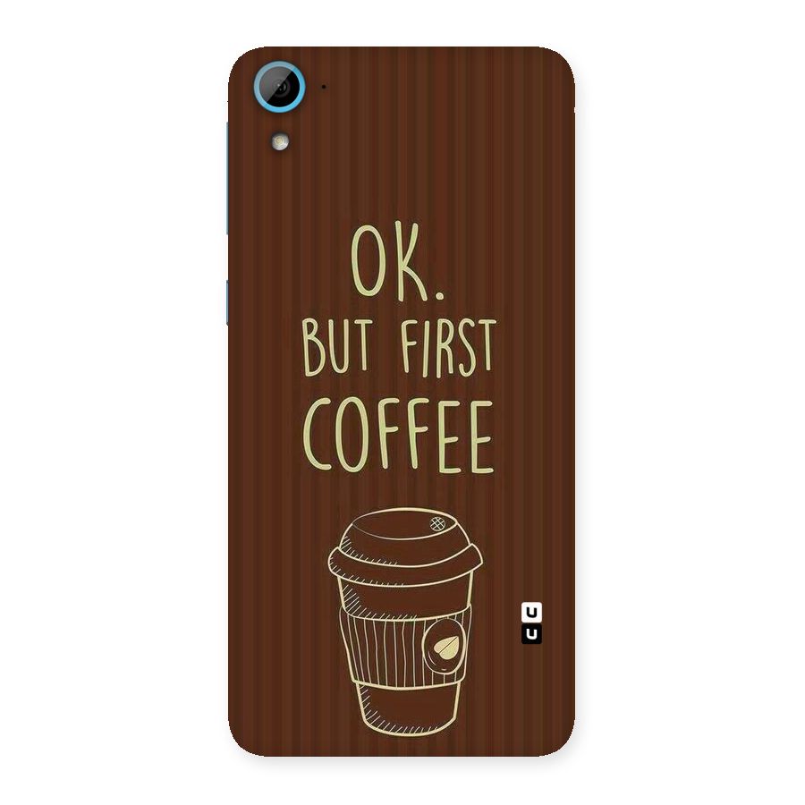 Coffee Stripes Back Case for HTC Desire 826