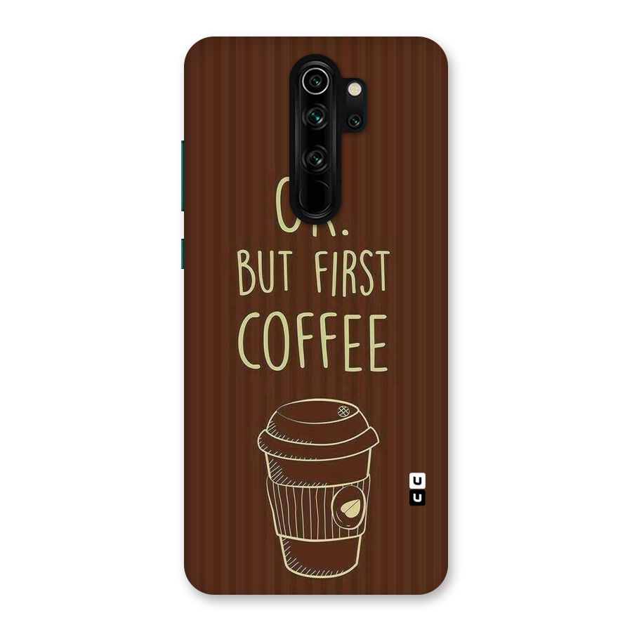Coffee Stripes Back Case for Redmi Note 8 Pro
