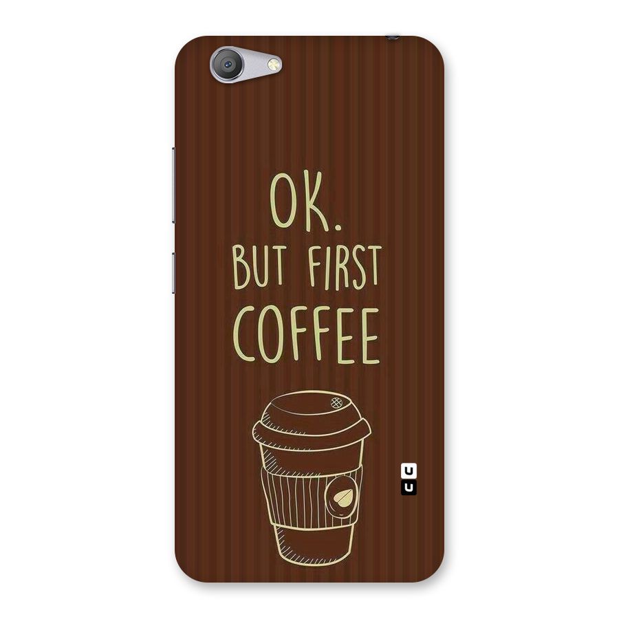 Coffee Stripes Back Case for Vivo Y53