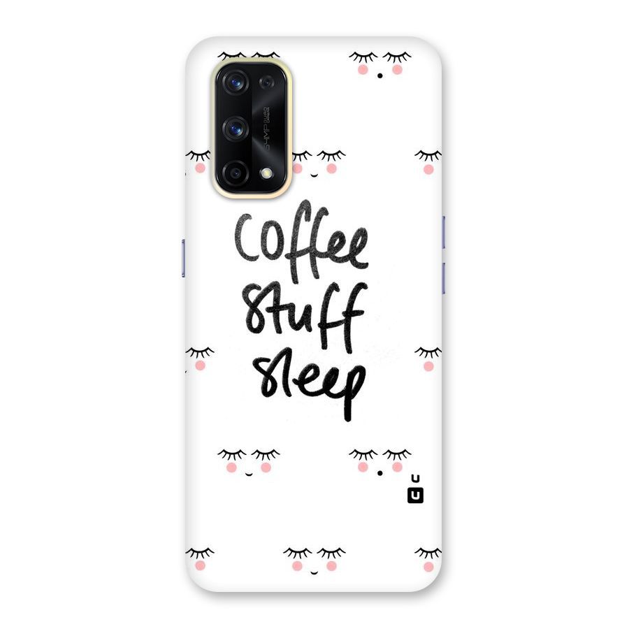 Coffee Stuff Sleep Glass Back Case for Realme X7 Pro