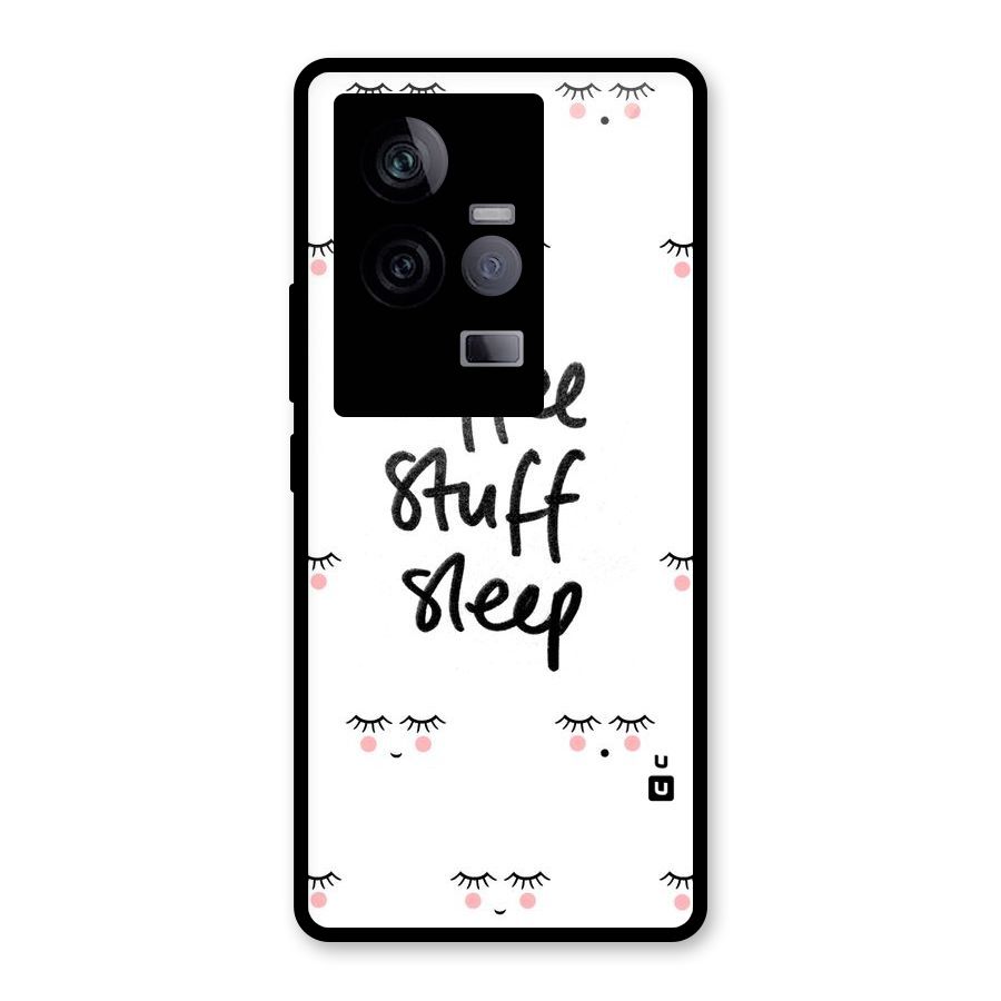 Coffee Stuff Sleep Glass Back Case for Vivo iQOO 11 5G